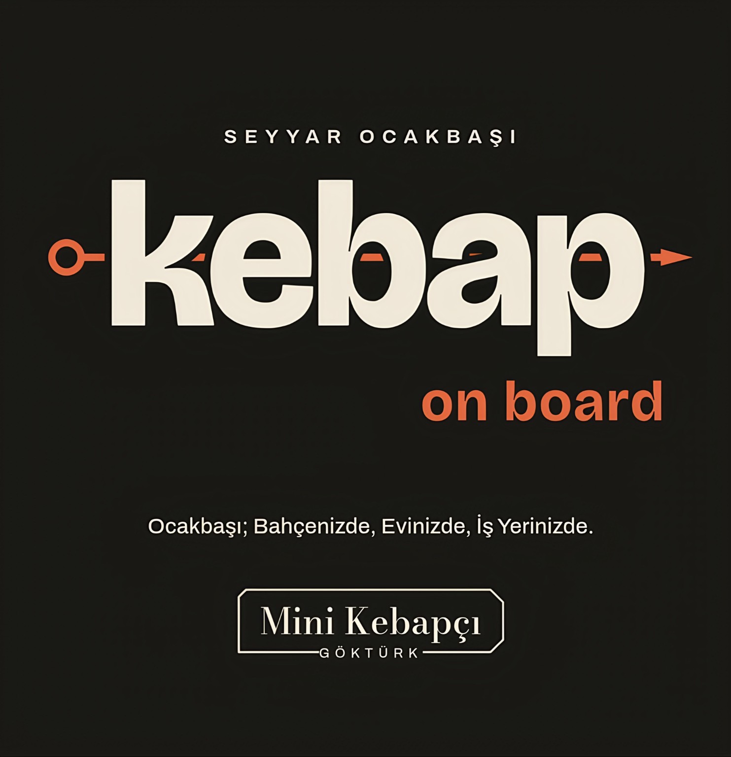 Kebap on Board, Seyyar Ocakbaşı, Mini Kebapçı Göktürk logosu